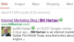 Example of Google Authorship